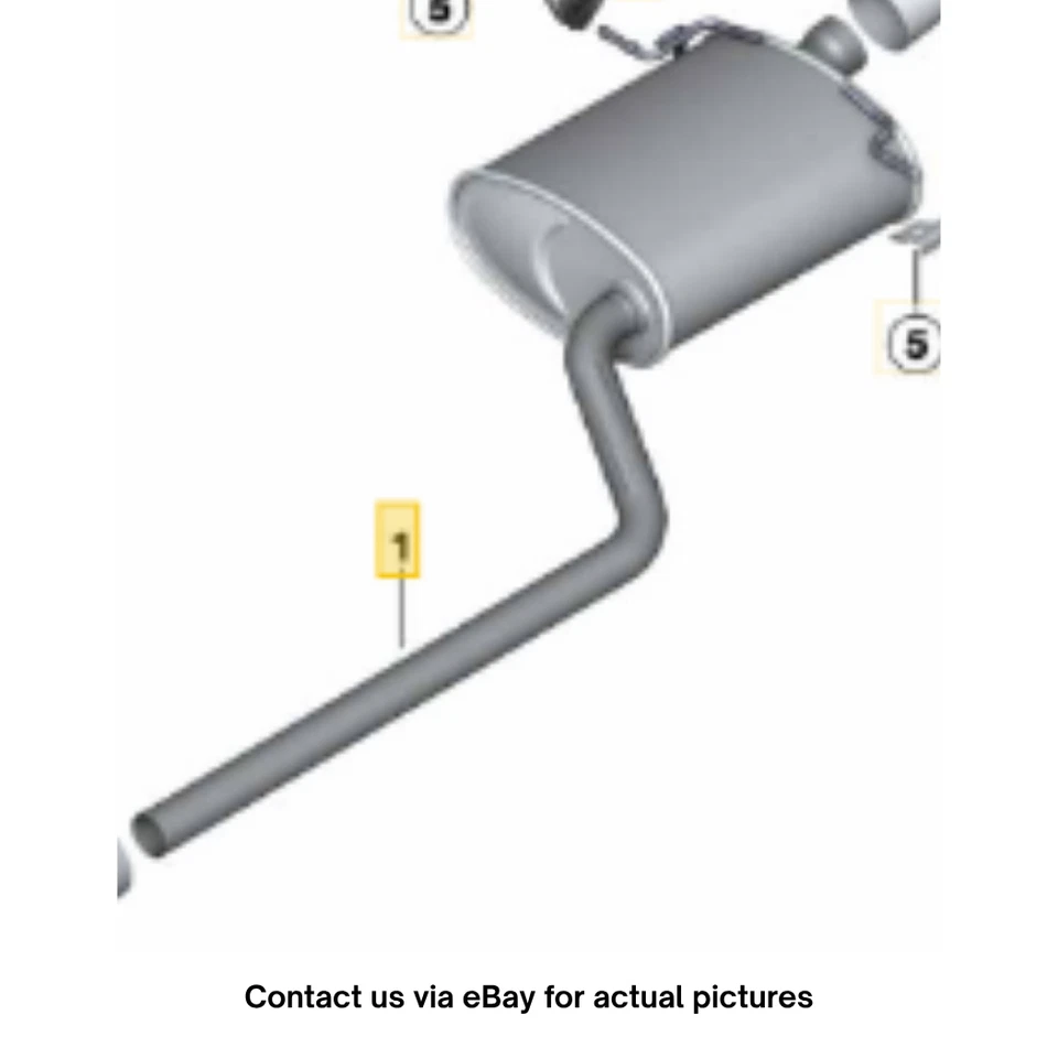 Silenciador trasero Mini Cooper 2011-2015 usado OEM 18307645218 Foto 1 de 4