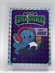 CHILL CHINCHILLA 2025 VEEFRIENDS SUPER STICKERS MANGA SERIES PURPLE Q5718 - Picture 1 of 2