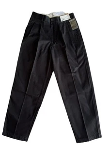 Uniqlo U Wide Fit Pleated Tapered Color 09 Black Size 29 - Picture 1 of 5