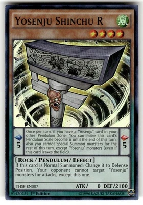 Yosenju Shinchu R THSF-EN007 The Secret Forces 1st Edition NM Super Rare - Image 1 of 2