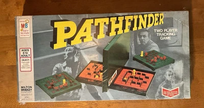 Vtg 1977 Sealed Milton Bradley Pathfinder Game Tracking David Janssen Maze Game - Image 1 of 4