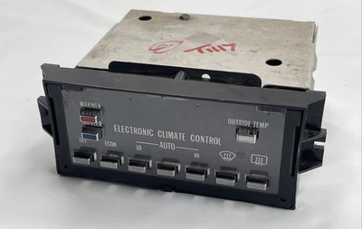 1986 1987 1988 1989 CADILLAC FLEETWOOD BROUGHAM RWD A/C CLIMATE CONTROL OEM - Image 1 of 4