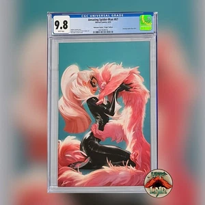 AMAZING SPIDER-MAN # 67  ALEXANDER LOZANO  BLACK CAT  VIRGIN EDITION CGC 9.8 - Picture 1 of 1