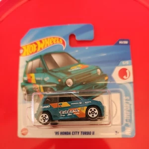 HOT WHEELS '85 HONDA CITY TURBO II IN TEAL. 2025 HW J-IMPORTS 5/5. TREASURE HUNT - Picture 1 of 1