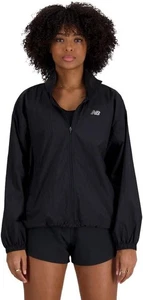 Chaqueta para mujer New Balance atletismo, negra, grande - Imagen 1 de 4