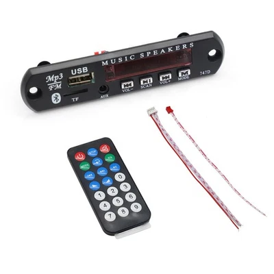 DC 12V Bluetooth MP3 Carte de décodeur Audio Module USB 3.5MM AUX TF Radio FM... - Bild 1 von 4