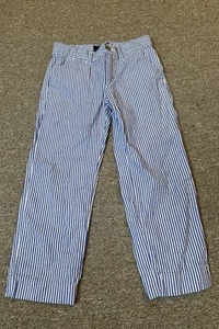 Boys Polo Ralph Lauren Blue Striped Seersucker Pants Size 3T - Picture 1 of 7