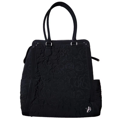 Vera Bradley Microfiber Tote LG Purse Shoulder Bag Quilted North South Floral - Image 1 of 4