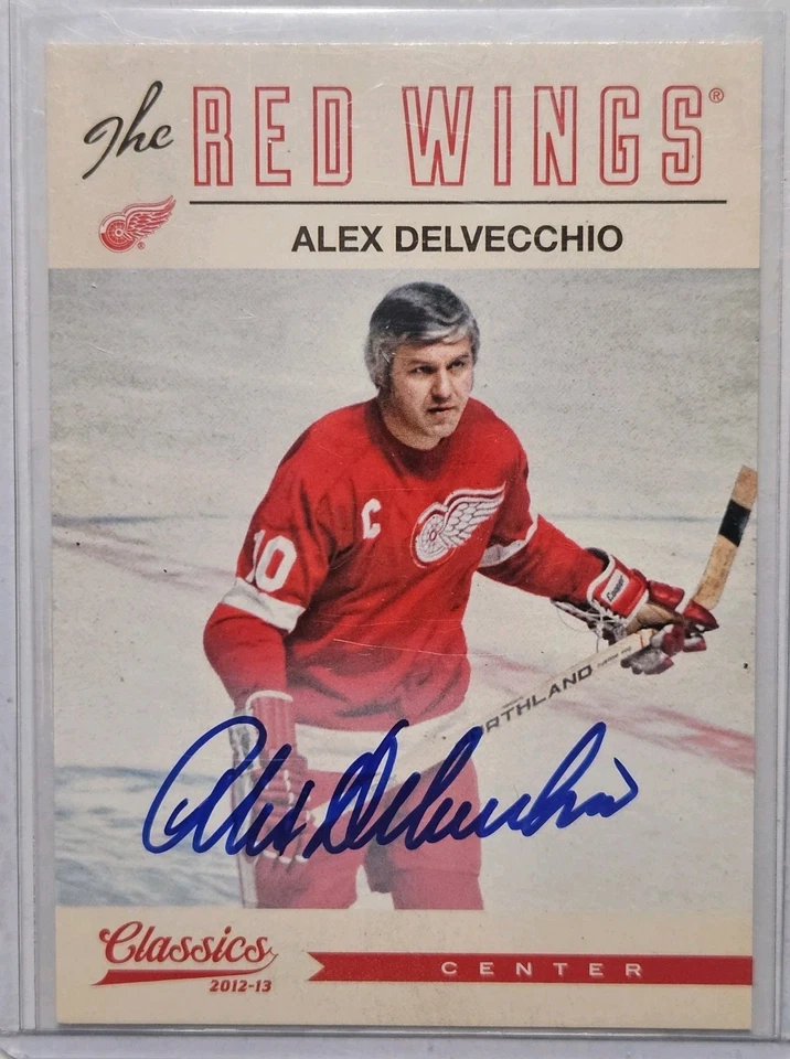 2012/13 Panini Classics Signatures Alex Delvecchio C157 Detroit Red Wings - Image 1 of 1