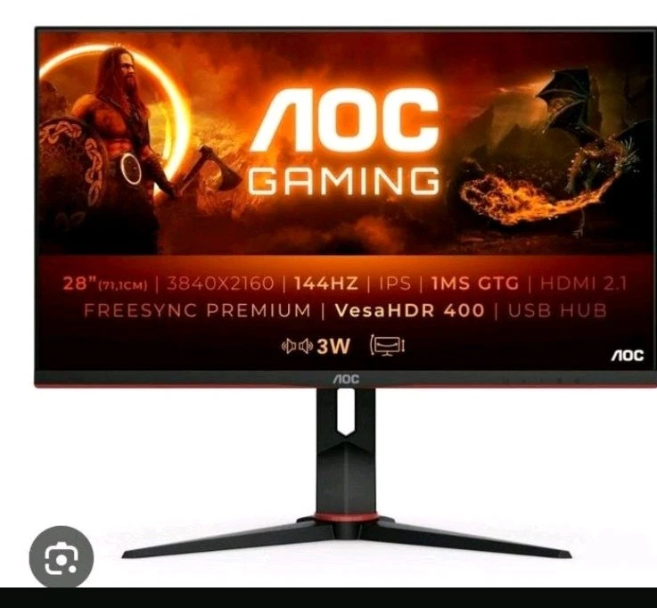 AOC AGON U28G2XU2 28 Zoll 4K UHD IPS LED Gaming-Monitor - Bild 1 von 1