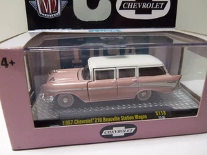 Chevrolet 210 Beauville Station Wagon 1957 M2 Machines - S118 - MIP - 1/64S - Imagen 1 de 5
