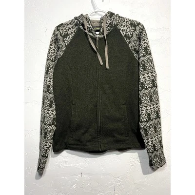 Cabelas Cremallera Completa Forrada de Piel Sherpa Vellón Chaqueta Mujer Pequeñas Vacaciones Montañas  Foto 1 de 4