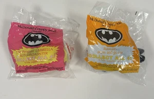Mcdonalds HAPPY MEAL TOYS 1991 Batman Returns Toys NUOVO SIGILLATO Set di 2 Pinguini - Foto 1 di 3