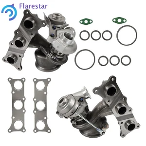 Twin Turbos 2006-2010 For BMW N54 135i 335i 335xi 535i E90 E92 E93 3.0L TD03 N54 - Bild 1 von 12