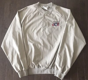 Ottawa 67’s Vintage Retro Logo Concord Adult Large Button Up Jacket Khaki-Grey - Picture 1 of 4