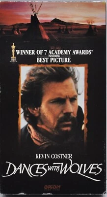 Dances with Wolves - VHS - 1990 - Kevin Costner - Winner of 7 Academy Awards - Image 1 of 3