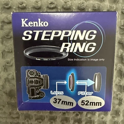Kenko Stepping Ring Lens/Filter Adapter 37-52mm NIB - Image 1 of 3
