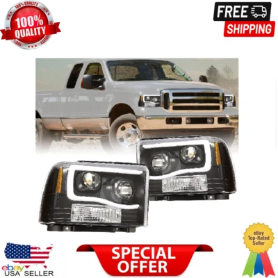 Faros proyectores LED DRL aptos para Ford F250 F350 F450 F550 Super Duty 2005-07 Foto 1 de 4
