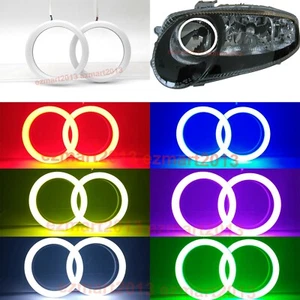 cotton RGB halo ring for Alfa Romeo147 00-04 halogen head bluetooth Flash DRL - Picture 1 of 15