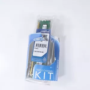 Crucial PC3-8500 6 GB 4X2 DIMM 1066 MHz PC3-8500 DDR3 SDRAM Memory... - Picture 1 of 2