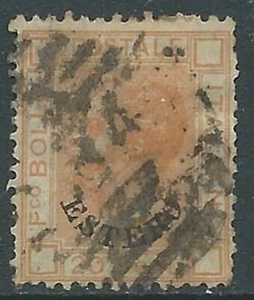1878-79 LEVANTE EMISSIONI GENERALI USATO EFFIGIE 20 CENT - RA8-5 - Picture 1 of 1