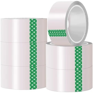 Cinta de embalaje 48 mm x 66 m transparente resistente paquetes y cajas de embalaje - Imagen 1 de 19