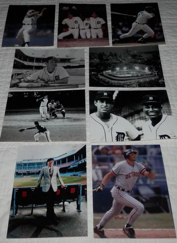 1984 World Series Detroit Tigers Postcards 9ct Gibby Trammell Lou Morris Parrish Cover
