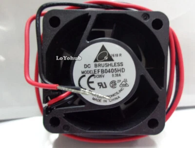 New Delta EFB0405HD 4020 4cm DC5V 0.38A Dual Ball Cooling Fan - Image 1 of 4