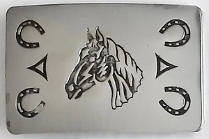 Vintage Imperial Longhorn Head Belt Buckle - Picture 1 of 4