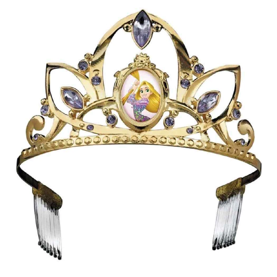 Rapunzel Tiara Disney Princess Tangled Fancy Dress Halloween Costume Accessory - Image 1 of 1