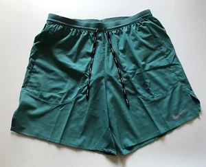 Men’s Nike Brief Lined 7” Length Running Shorts CJ5459 379 Green Teal Size M - Picture 1 of 9