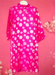 GIRLS FUSHIAC100% SILK JAPANESE KIMONO DRESS ( SIZE 8 YEARS ) - Picture 1 of 3