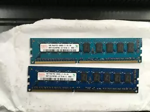 Hynix 2GB (2x1GB) DIMM PC3-8500e DDR3 hmt112u7bfr8c - Picture 1 of 1