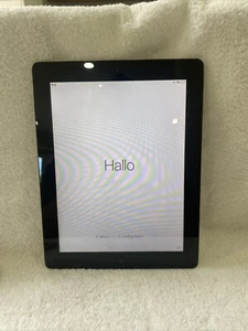 Apple iPad 2nd Gen Model A1395 9.7" 16 GB WiFi Black / Silver Tablet Locked - Picture 1 of 8