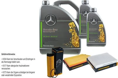 MERCEDES-ORIGINAL, DENCKERMANN DENCKERMANN Inspektionspaket MB 5W-30 229.52 7L für Mercedes-Benz E-Klasse