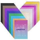 Glitter Cardstock Paper - 40 Sheets 13 Colors Glitter Card Stock, 110lb Cover...