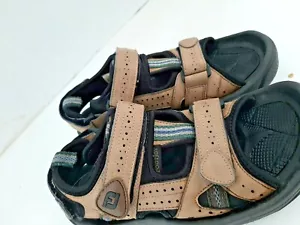 FootJoy Golf Sandalen Leder weich Spike Riemen 48786 braun Schuhe Stollen Gr. 8M SCHÖN - Bild 1 von 12