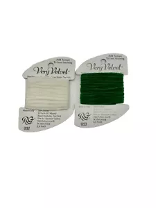 2 Very Velvet #V202 V223 10 Yard Needlepoint Stitching Thread Rainbow Gallery - Picture 1 of 5