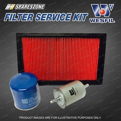 Oil Air Fuel Filter Service Kit for Holden Commodore Statesman VP VR VS VQ II - image 1 of 2
