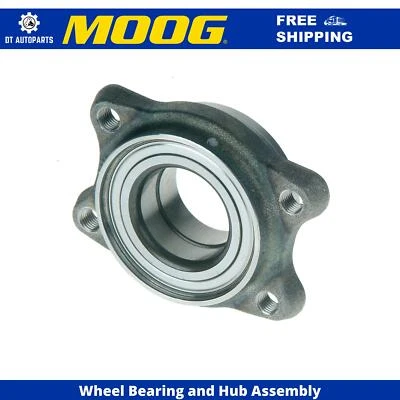 Para 2002-2009 Audi A4 rolamento de roda e conjunto de cubo dianteiro MOOG 2002 2003 2004 - Imagem 1 de 4