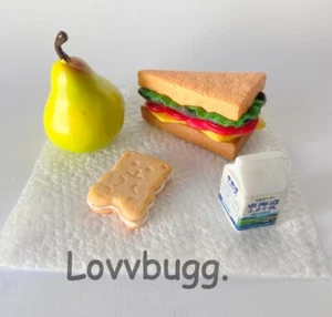 "Tri Lunch Agregar a Caja/Bolsa para Muñeca American Girl 18" Comida Escuela ¡AGREGA ENVÍO GRATUITO! - Imagen 1 de 23