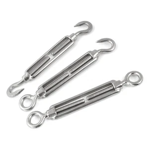 EDELSTAHL SPANNSCHLOSS f. Drahtseil Seilspanner Drahtseil Seil BESTE QUALITÄT! - Bild 1 von 13
