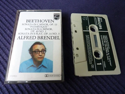 MC KASSETTE Alfred Brendel Beethoven Sonatas 8 Pathetique + 19+18+3 PHILIPS TAPE - Bild 1 von 4
