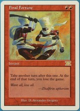 Final Fortune 6th Edition PLD Red Rare MAGIC MTG CARD (ID# 203488) ABUGames