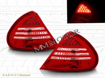 APTO PARA MITSUBISHI MIRAGE 1999-2002 LUCES TRASERAS LED ROJO/CLARO 2/4 PUERTAS NUEVO PAR Foto 1 de 3