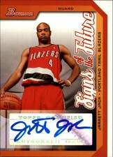 2005-06 Bowman Signs of the Future Blazers Basketball Card #JJ Jarrett Jack Auto