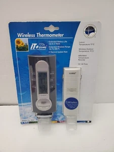 Wireless Weather One 7034IT Indoor Outdoor Thermometer NEW SEALED NOS - Picture 1 of 10