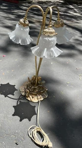Vintage Gooseneck Tulip Lamp - Picture 1 of 3
