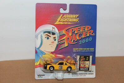 JOHNNY LIGHTNING SPEED RACER  RACER X STOCK CAR  in CARD with CEL #18 - Image 1 of 3