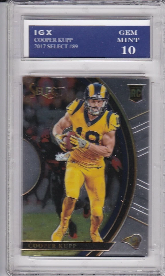 COOPER KUPP ROOKIE CARD 2017 Select Football $$ RC Los Angeles Rams GEM MINT 10! - Image 1 of 1